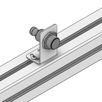 66-208-3 MODULAR SOLUTIONS ALUMINUM BRACKET<BRE>30 SERIES 8MM SENSOR HOLDING